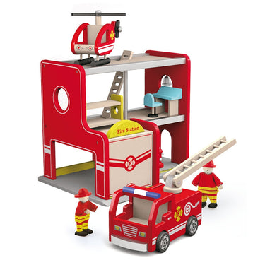 Fire Station with Accessories